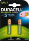 Duracell Recharge Ultra AAA - Oplaadbare batterijen - 800mAh - (4 stuks)