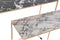 Set van 2 tafels DKD Home Decor Zwart Gouden Wit Ijzer (100 x 28 x 80 cm)