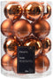 Kerstbal glas d6 cm warme cider 20st