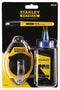 Stanley 0-47-681 FatMax Slaglijnmolen kit met slaglijnpoeder en markeerstift - 30m