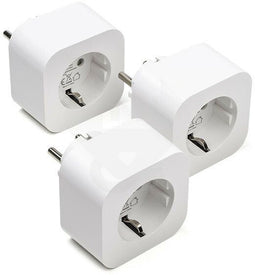 Nedis WiFi Smart Plug - slimme stekker 10A - draadloos en spraakbediening - (3 stuks)