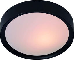 Lucide LEX - Plafonnière - Ø 33 cm - 2xE27 - Dimbaar - Zwart