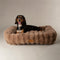 Scruffs Alpine Box Bed - Hondenmand - Luxe imitatiekonijnenbont - Taupe - Large 75 x 60 cm