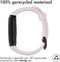 iMoshion Bandje Geschikt voor Huawei Band 6 / Honor Band 6 - iMoshion Siliconen band zwarte gesp met installatiehulp - Roze