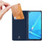 Dux Ducis - Slim bookcase hoes - Geschikt voor Oppo A72 - Blauw