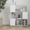 vidaXL-Boekenkast/kamerscherm-80x24x94-cm-bewerkt-hout-wit