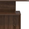 vidaXL - Receptiebalie - 100x40x104 - cm - bewerkt - hout - bruin - eikenkleur