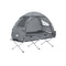 SoBuy OGS32-HG - Camping Tent - 4-in-1 met Luchtmatras en Slaapzak - Grijs