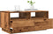 vidaXL - Salontafel - met - LED-verlichting - 90x49x40 - cm - oud - houtkleurig