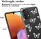 iMoshion Hoesje Geschikt voor Samsung Galaxy A33 Hoesje Siliconen - iMoshion Design hoesje - Grijs / Butterfly