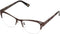 Ladies'Spectacle frame Loewe VLW444M510A57 Brown (ø 51 mm)