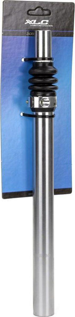 XLC Zadelpen - Verend - 25.4 x 350mm - Zilver