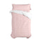 Happy Friday Duvet cover set 2 pieces Vichy pink 155x220 cm (Single) Pink