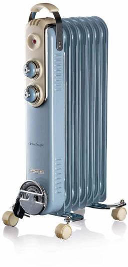 Ariete 0837 - Elektrische Olieradiator 1500W - Voor ruimtes tot 20m2 - Blauw