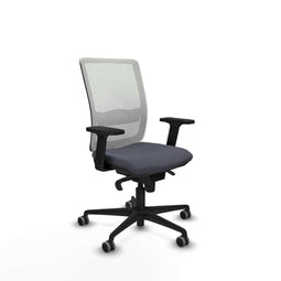 Piqueras y Crespo 2D036G0 - Bureaustoel - Verstelbare hoogte met armleuning - Donker grijs