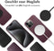 Accezz iPhone 15 Pro Max - Back Cover - MagSafe Leather - Heath Purple