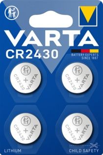 Varta CR2430 - Alkaline Batterij - 3mm Hoogte - Grijs