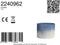 Light & Living - kap - Tossa - blauw - textiel - Ø 40cm - E27 - 2240962