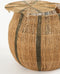 Mica Decorations Liliano Mand - Set van 2 - H48 x Ø50 cm - Jute - Donkergroen (2 stuks)