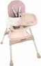 Kruzzel 3-in-1 Babyvoedingsstoel: Veilig & Stijlvol - Roze