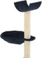 vidaXL - Kattenkrabpaal - met - sisal - krabpalen - 105 - cm - blauw