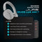 JLab Jbuds LUX ANC - Draadloze Over-Ear Koptelefoon - Hybrid ANC 70 uur batterij - Wit