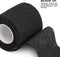 Tattoo Sensi Wrap Grip Cover Self Bandage Rolls Sports Adherent Tape 2 inch x 5 Yards, Pack van 24 (zwart)
