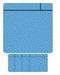 Smit Visual - Magneet scrum 75x75mm lichtblauw 5 stuks