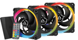Arctic BioniX P120 A-RGB - Ventilator - 120mm - 3 Fans + Controller (3 stuks)