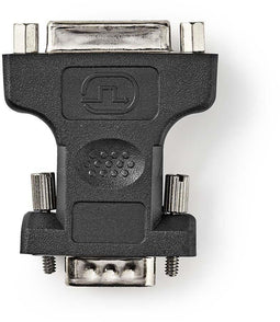 Nedis CCGB32901BK - DVI naar VGA Adapter - Resolutie tot 1920 x 1800 - Zwart