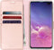 Accezz Samsung Galaxy S10+ - Wallet Softcase Bookcase - 3 pashouders - Roze