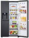 LG GSLE91EVAC - Amerikaanse Side-by-Side Koelkast - 628 L - Waterdispenser
