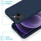 iMoshion Hoesje Geschikt voor iPhone 13 Hoesje Siliconen - iMoshion Color Backcover - Donkerblauw