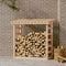 vidaXL - Haardhoutrek - 108x64,5x110 - cm - massief - grenenhout