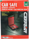 Carpoint Autokluis - Kluis voor Auto Caravan Camper Boot - Compact 225x160x75mm - Velours bekleding