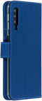 Accezz Hoesje Geschikt voor Samsung Galaxy A7 (2018) Hoesje Met Pasjeshouder - Accezz Wallet Softcase Bookcase - Donkerblauw