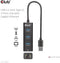 Club 3D - USB 3.2 Gen1 Type-A Hub - 3 Poorten met Gigabit Ethernet - Zwart