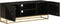 vidaXL - Tv-meubel - 110x30x40 - cm - massief - mangohout - en - ijzer - zwart
