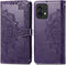 iMoshion Hoesje Geschikt voor Motorola Edge 40 Pro Hoesje Met Pasjeshouder - iMoshion Mandala Bookcase - Paars