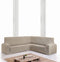 Bankbedekking Eysa ROC Beige 110 x 120 x 450 cm Hoekpunt