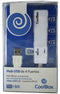 3-Port USB Hub CoolBox COO-H413 White Black