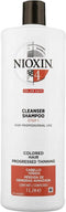 Nioxin Professional System 4 Cleanser - 1000 ml- Normale shampoo - Voor Gekleurd haar -