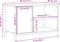 vidaXL - Tv-meubel - 80x40x50 - cm - bewerkt - hout - sonoma - eikenkleurig