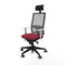 Bureaustoel met hoofdsteun Piqueras y Crespo 4B066G1 Kastanjebruin