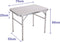Marbueno Vouwtafel Aluminium D25 Diversen Kamperen en Strand 75X55X25/60 cm 10013