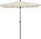 vidaXL - Parasol - met - paal - 210x140 - cm - bordeauxrood