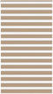 vidaXL - Zebra - Blind - 135x230 - cm - stofbreedte - 130,9 - cm - polyester - zandbruin