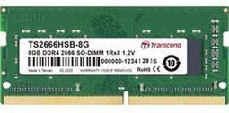 Transcend TS2666HSB-8G - DDR4 SODIMM Geheugenmodule 8GB 2666MT/s (1x)