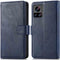 iMoshion Hoesje Geschikt voor Motorola Edge 30 Ultra Hoesje - iMoshion Luxe Bookcase - Donkerblauw