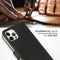 Selencia iPhone 12 (Pro) - Echt Lederen Bookcase - Ruimte voor 3 pasjes - Zwart